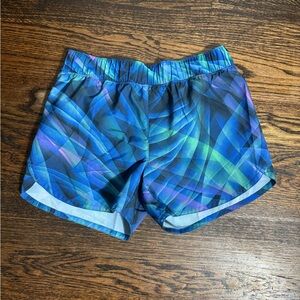 Dolphin hem run shorts for girls - Old Navy Active Blue and Green Shorts